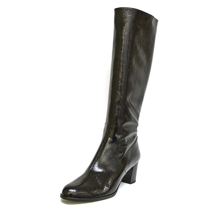 bottes femme grande taille du 40 au 48, vernis noir, talon de 7 à 8 cm, talon haut habillee bottes talons hauts, automne