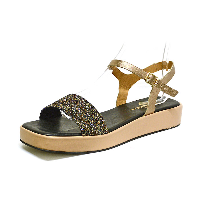 sandales femme grande taille du 40 au 48, cuir lisse multicolore, talon de 3 à 4 cm, mode tendance sandales plates detente talons compensés fantaisie, chaussures pour l'été