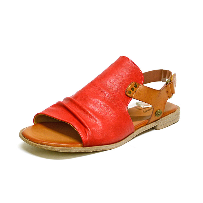 sandalettes femme grande taille du 40 au 48, simili cuir marron rouge, talon de 0,5 à 2 cm, plates sandales plates souples detente, chaussures pour l'été