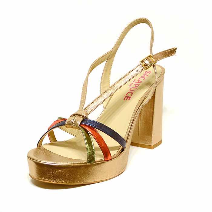 sandales femme grande taille du 40 au 48, cuir grainé bronze metallise, talon de  9 cm et plus, à patins talon haut tendance habillee sandales talons hauts fantaisie, chaussures pour l'été