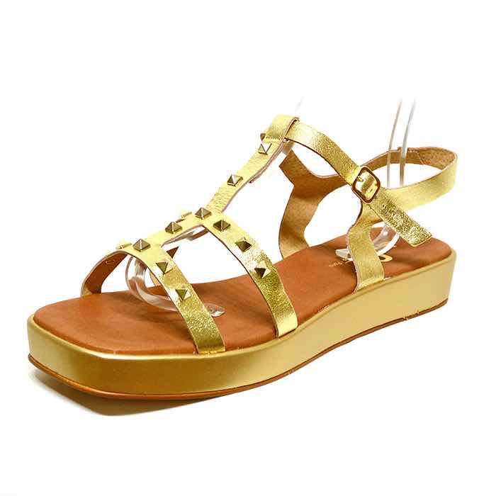 sandales femme grande taille du 40 au 48, cuir lisse platine or, talon de 3 à 4 cm, mode tendance detente talons compensés fantaisie, chaussures pour l'été