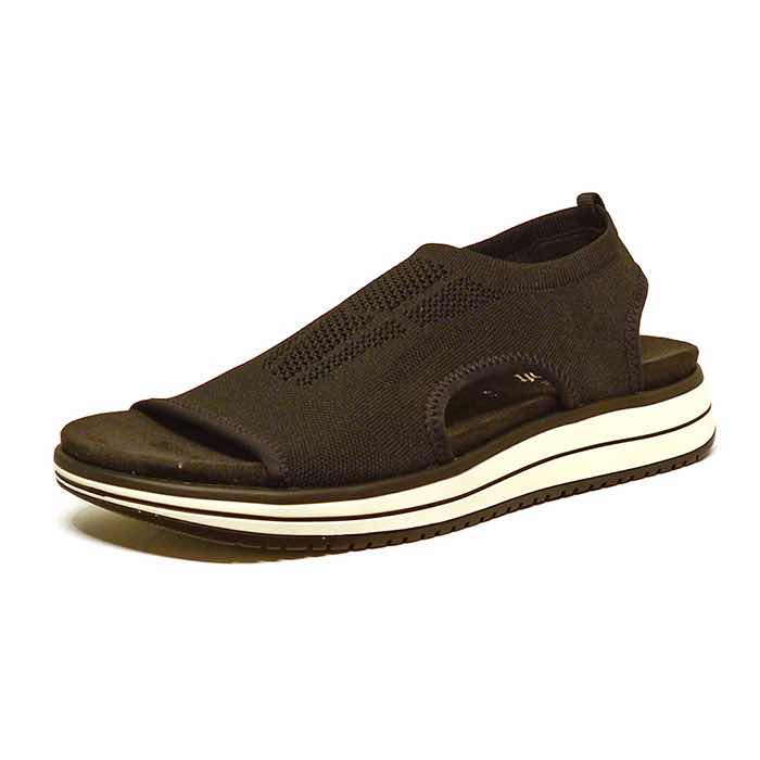 sandalettes femme grande taille du 40 au 48,  noir, talon de 3 à 4 cm, mode tendance confort detente, chaussures pour l'été