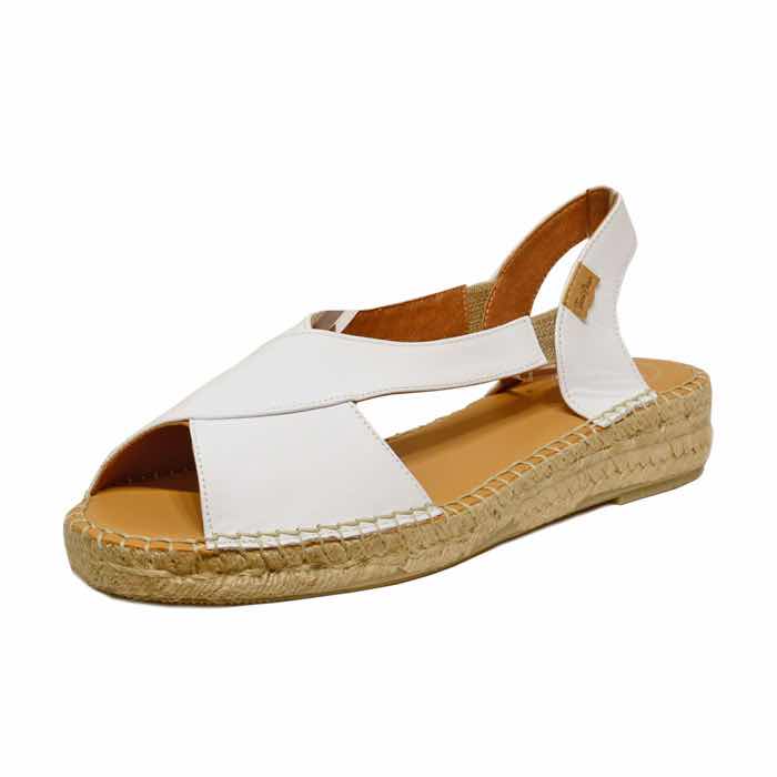 sandalettes femme grande taille du 40 au 48, cuir grainé blanc, talon de 3 à 4 cm, à patins detente talons compensés, chaussures pour l'été