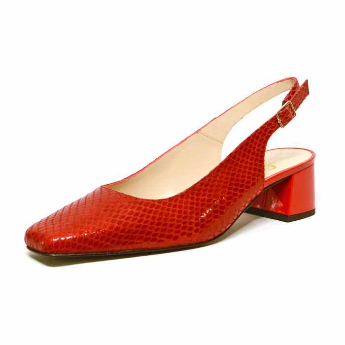 sandales femme grande taille du 40 au 48, serpent rouge, talon de 5 à 6 cm, mode habillee, chaussures pour l'été