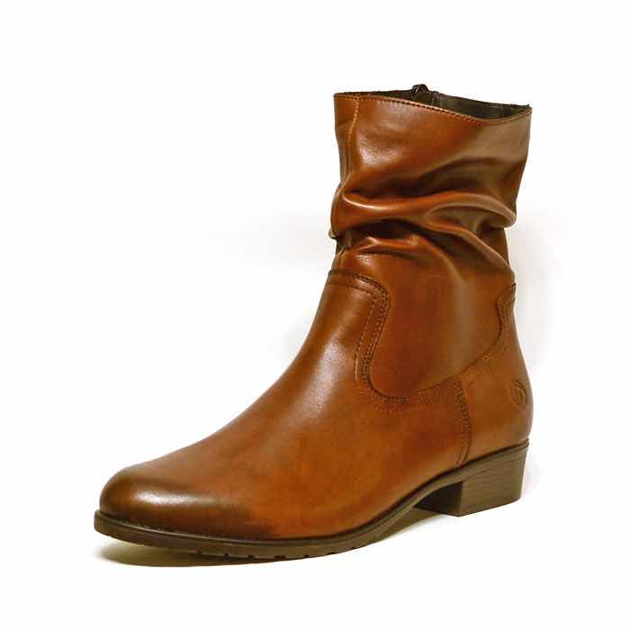 bottines femme grande taille du 40 au 48, cuir lisse marron, talon de 3 à 4 cm, bottines bottillons, hiver