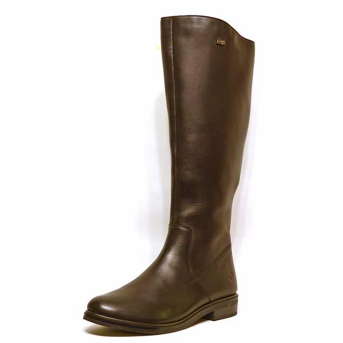 bottes femme grande taille du 40 au 48, cuir lisse noir, talon de 3 à 4 cm, bottines talon plat bottes mollets larges, hiver