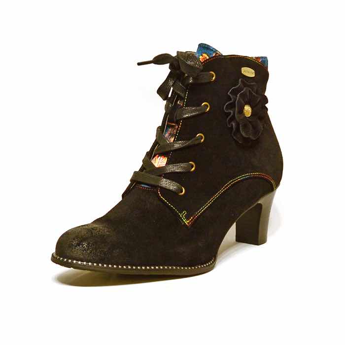 bottines femme grande taille du 40 au 48, velours noir, talon de 5 à 6 cm, mode tendance bottines bottillons, automne