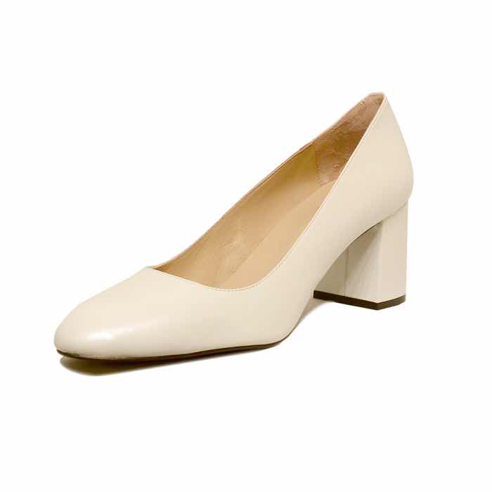 escarpins femme grande taille du 40 au 48, cuir lisse blanc, talon de 7 à 8 cm, mode tendance habillee, toutes saisons