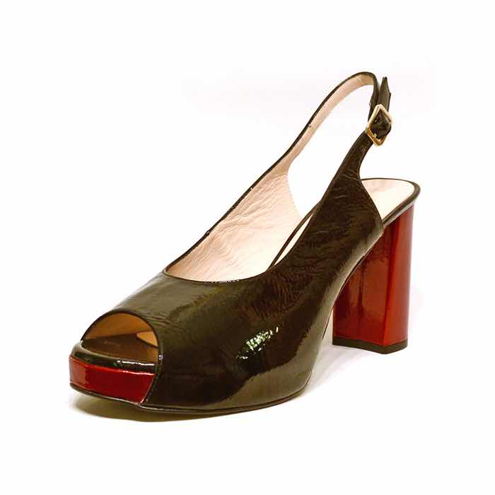 sandales femme grande taille du 40 au 48, vernis noir, talon de  9 cm et plus, à patins de soiree talon haut tendance gay habillee sandales talons hauts fantaisie, toutes saisons