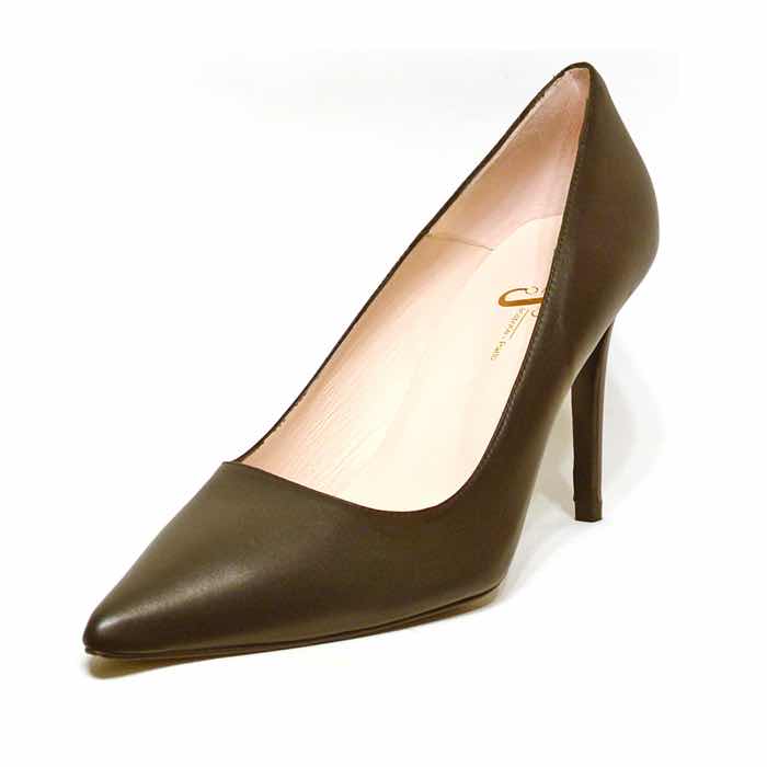 escarpins femme grande taille du 40 au 48, cuir lisse noir, talon de  9 cm et plus, bout pointu de soiree escarpin talon haut mode habillee ensemble sac chaussure, toutes saisons