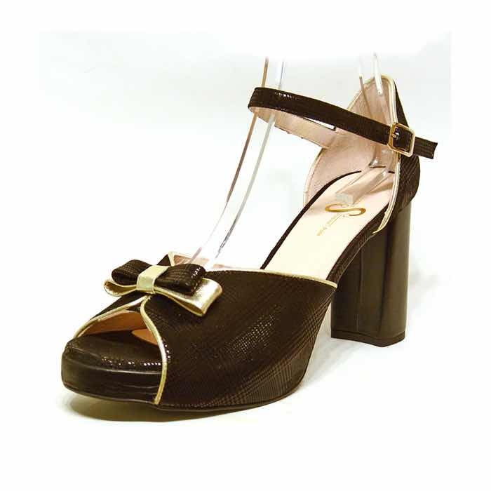 sandales femme grande taille du 40 au 48, velours noir, talon de  9 cm et plus, à patins talon haut tendance habillee sandales talons hauts, toutes saisons